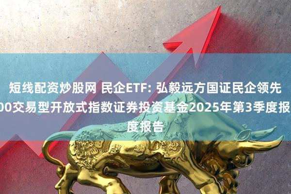 短线配资炒股网 民企ETF: 弘毅远方国证民企领先100交易型开放式指数证券投资基金2025年第3季度报告
